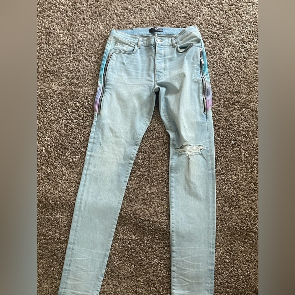 Amiri Size 36 Only Wore 1 Time Practically Brand … - image 1